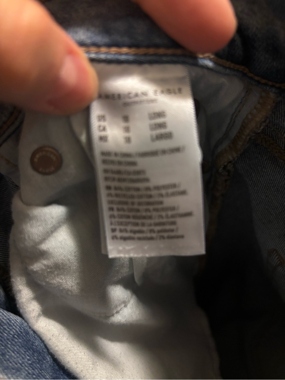 American Eagle Outfitters Light Wash Wide Leg Flare Jeans - Picture 4 of 5